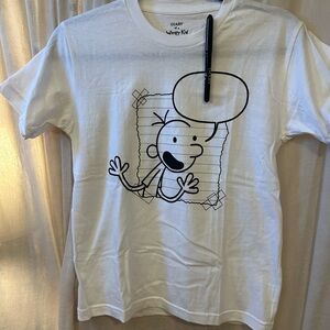 White Graphic Tee for Kids